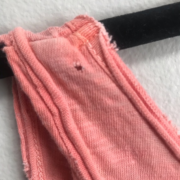 Light pink Free People lace tank top - Size Medium - Picture 6 of 8